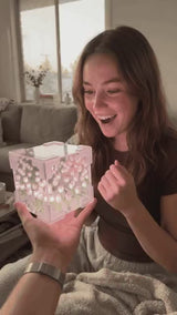 Opening the Everpetal Tulip Lamp as a gift